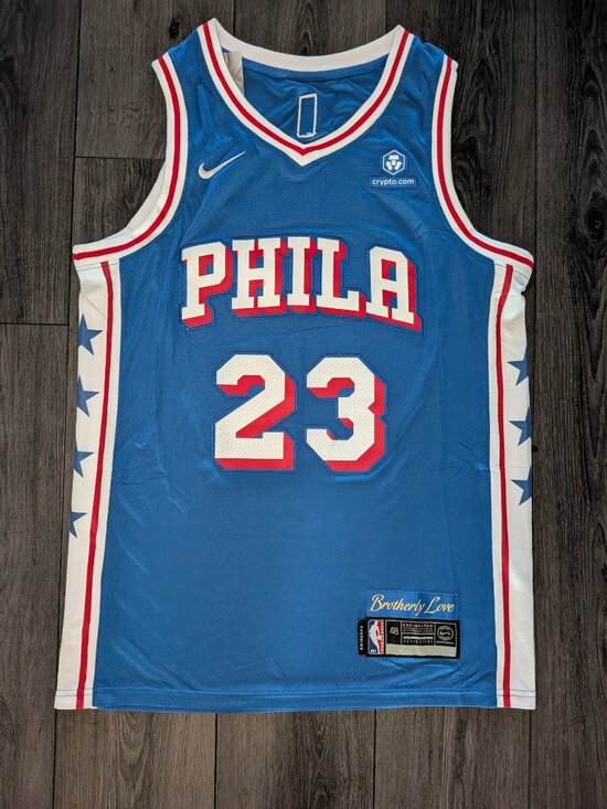 NBA Other - 🏀 NEW!! Lebron James #23 BLUE 2026 Philadelphia 76ers Jersey Phila🏀 Medium